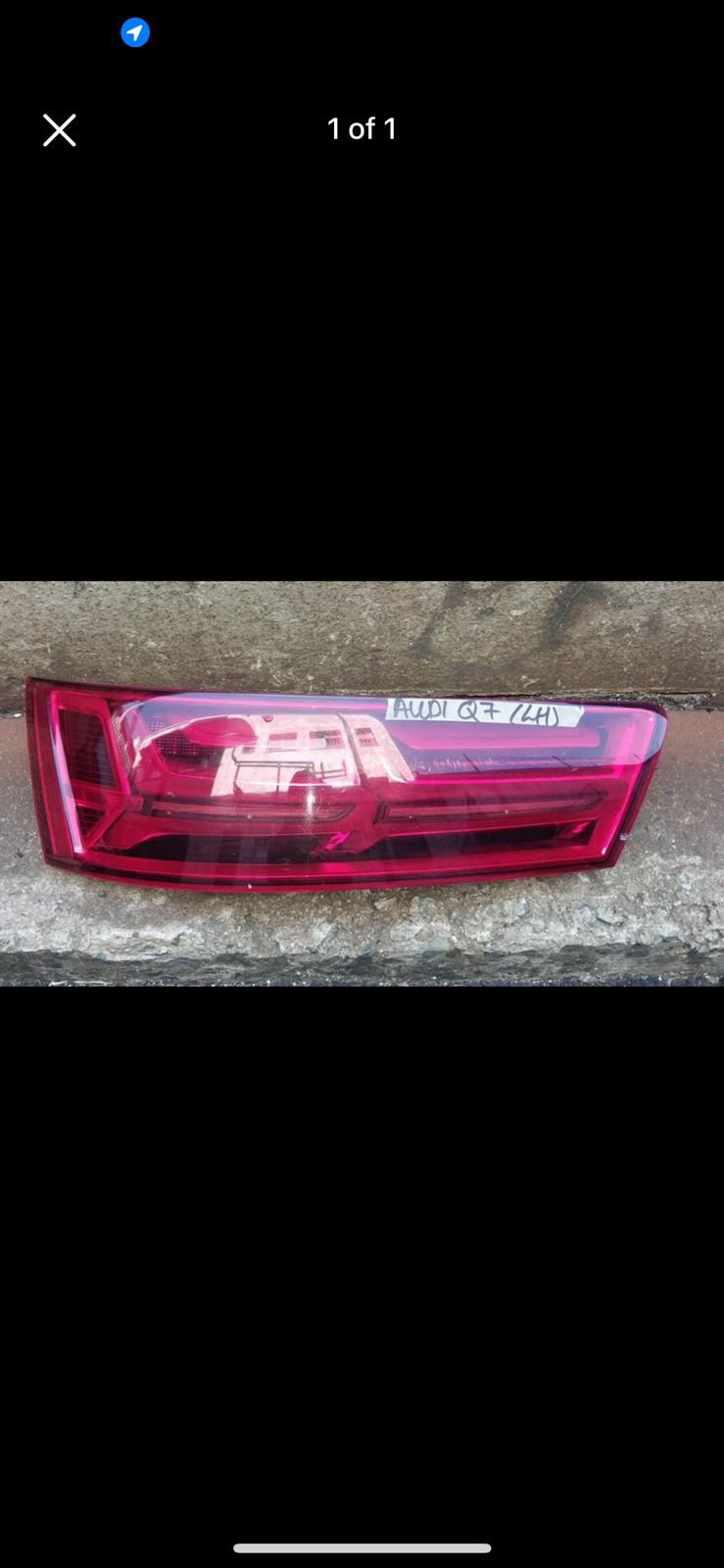Audi Q7 left taillight