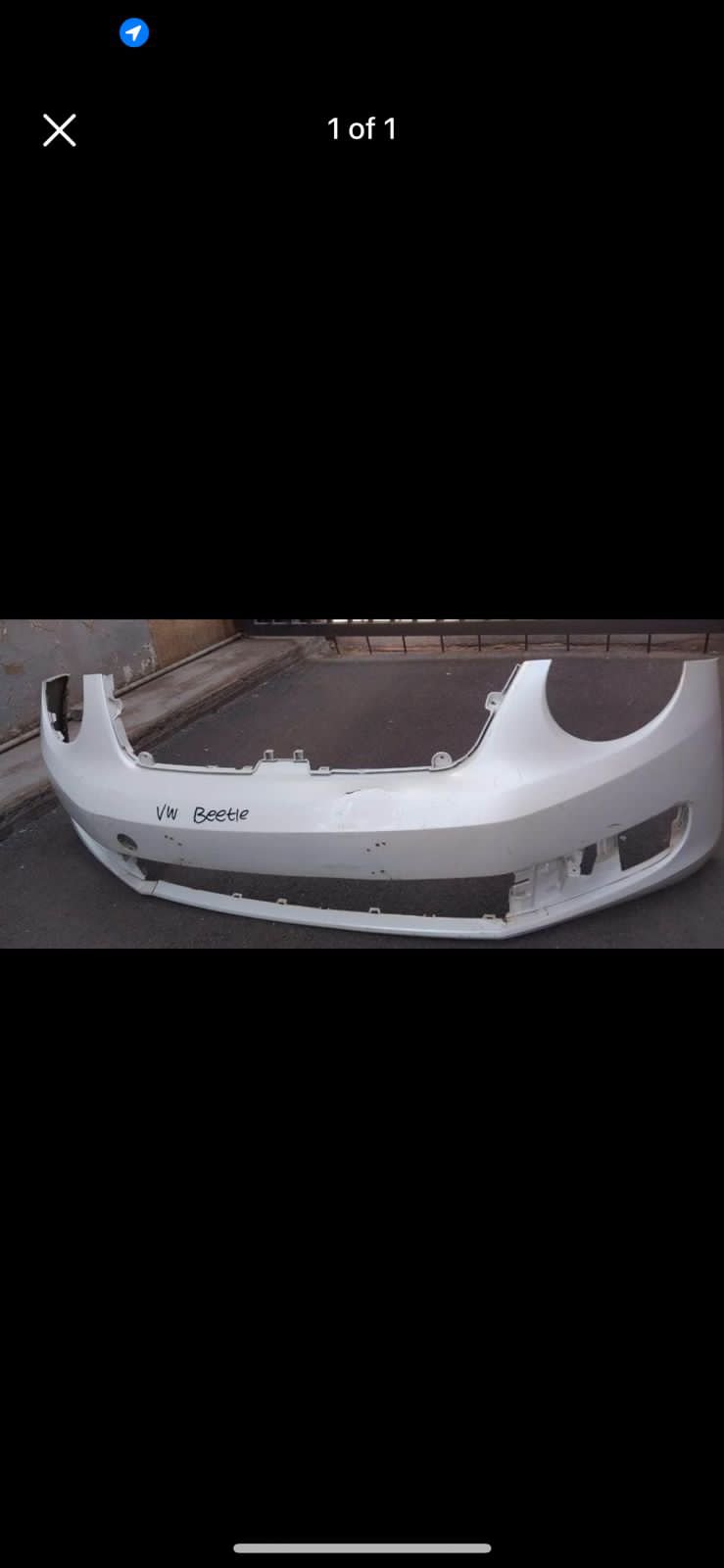 Volkswagen beetle front bumper