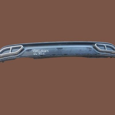 VW Polo 8 AW Rear Bumper Diffuser Lower Valance 2018–2024