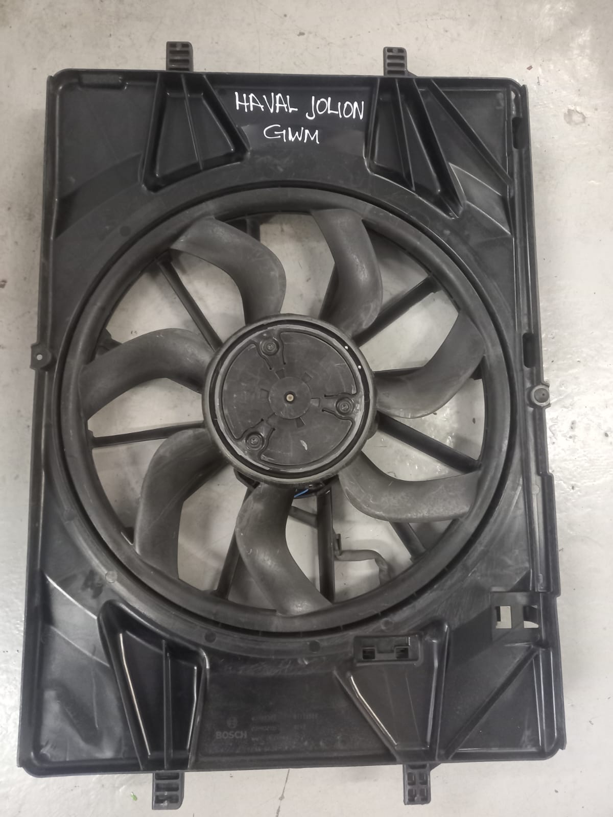 Haval Jolion GWM 1.5T radiator fan cooling 2021+