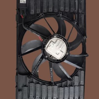 Porsche Panamera radiator cooling fan for compatible models, subject to fitment verification