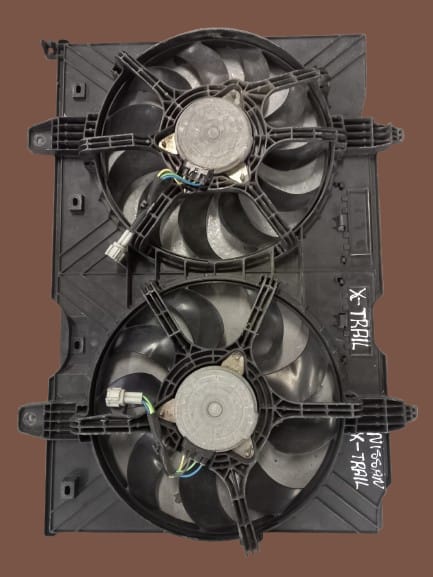 Nissan X-Trail T32 double radiator cooling fan assembly 2014–2022