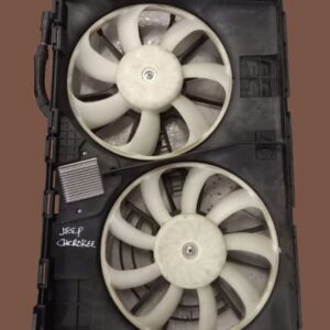 Jeep Cherokee KL double radiator cooling fan assembly 2014–2021