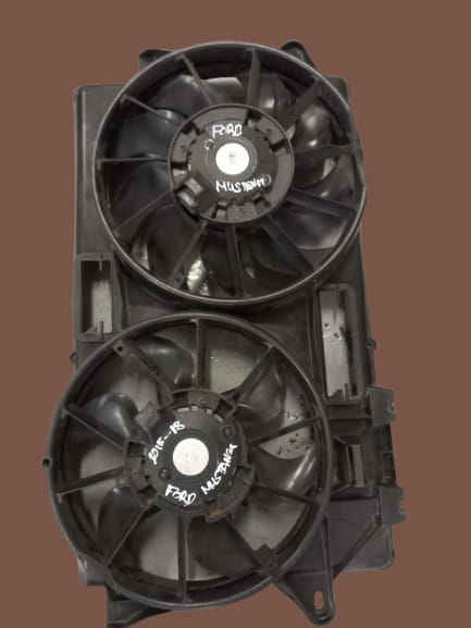 Ford Mustang S550 double radiator cooling fan assembly 2015–2023