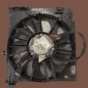 Jaguar XF radiator cooling fan assembly for 2.0, 3.0 and 5.0 models 2008–2015