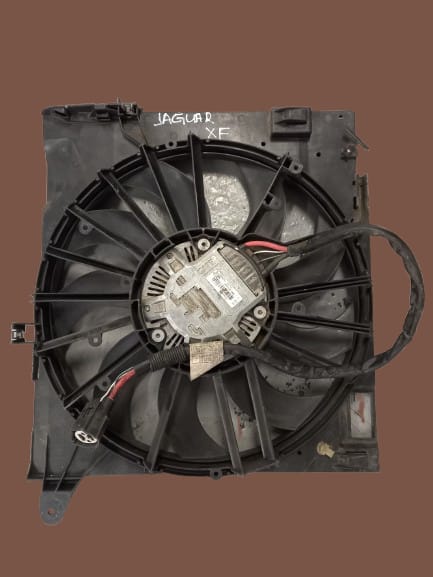 Jaguar XF radiator cooling fan assembly for 2.0, 3.0 and 5.0 models 2008–2015